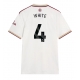 Arsenal Ben White #4 Replike Rezervni Dres 2025-26 Kratak Rukav